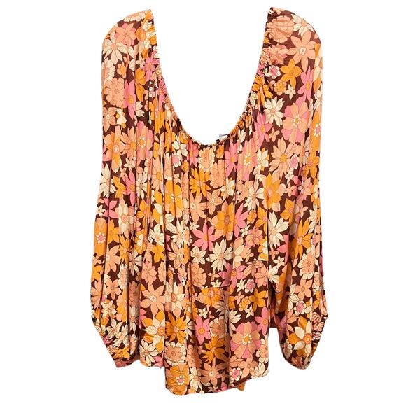 Sanctuary Seashore Floral Off The Shoulder Blouse - Picture 2 of 8